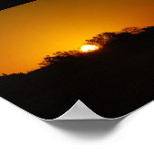 Gouden Zonsopgang Poster (Hoek)