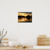 Gouden Zonsopgang Poster (Keuken)