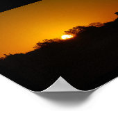 Gouden Zonsopgang Poster (Hoek)