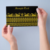 Gouden zwanen flyer (Hand)