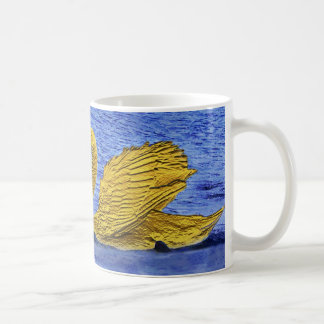 gouden zwanen koffiemok