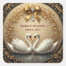 🦢 Gouden Zwanenbruiloft Met Romantische Band ✨