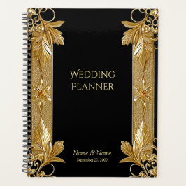 Gouden Zwart  Bloemplanner Planner