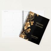 Gouden Zwart Bloemplanner Planner (Display)