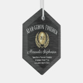 Gouden Zwart  Erkenningsprijs Glas Ornament (Voorkant Rechts)