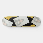 Gouden Zwart Foto Skateboard (Horizontaal)