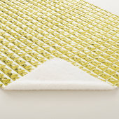 Gouden zwart glas: luxueus oppervlak. sherpa deken (3/4)