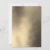 Gouden zwart-witte dinosaurus 50ste verjaardagsfee kaart (Achterkant)