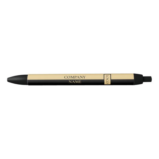 Gouden & Zwart Zwarte Inkt Pen (Voorkant)
