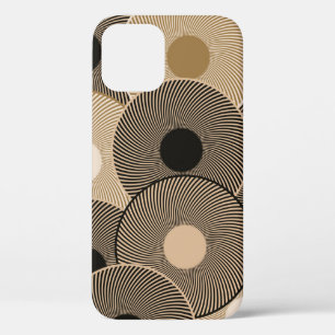 Gouden zwarte boogwielen: Abstract Case-Mate iPhone Case