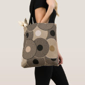 Gouden zwarte boogwielen: Abstract Tote Bag (Dichtbij)