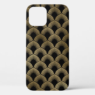 gouden zwarte decodepatroon Case-Mate iPhone case