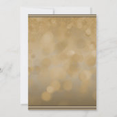 Gouden Zwarte Glitter Afstuderen Afgestudeerde Fee Kaart (Achterkant)
