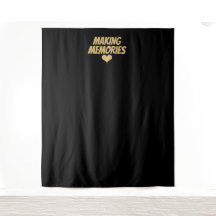 Gouden Zwarte Huwelijksfotobackdrop voor het Maken