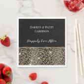 Gouden zwarte luipaard servet (Insitu)