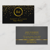 Gouden Zwarte van de Leraar van de Muziek van de Visitekaartje (Voorkant / Achterkant)