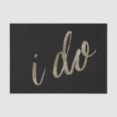 Gouden zwarte Waterverf doe ik Tissuepapier (Voorkant)