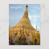 gouden zweedse yangon briefkaart (Voorkant)