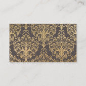 Gouden zwenkelaarster visitekaartje (Achterkant)