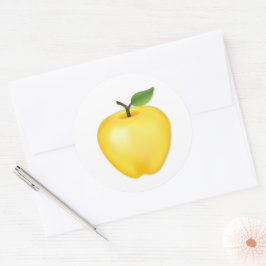 Goudend Delicious Appel Sticker