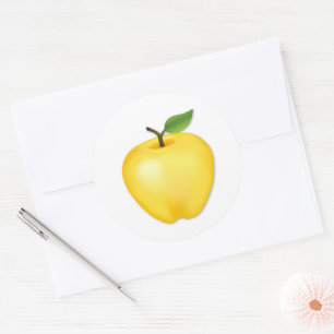Goudend Delicious Appel Sticker
