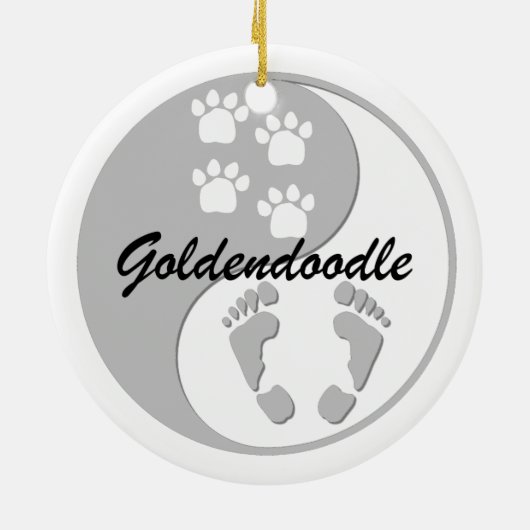 goudendoekje keramisch ornament (Achterkant)