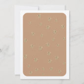 Goudendoodle Hond Landelijke Bloemen Kaart (Achterkant)