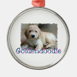 Goudendoodle Kunst Metalen Ornament