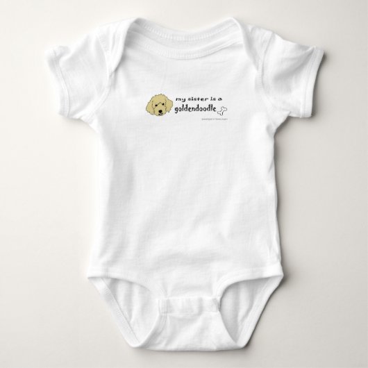 goudendoodle romper (Voorkant)