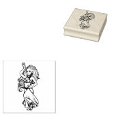 Goudens Buikdanser                               Rubberstempel (Gestempeld)