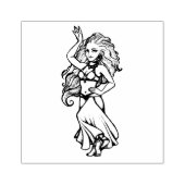 Goudens Buikdanser                               Rubberstempel (Afrduk)