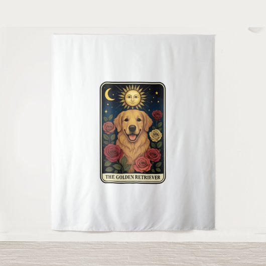 Goudenv Retriever Wandkleed (Voorkant)