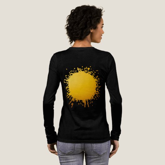 Goudenwortel Tri-Blend Shirt (Achterkant)