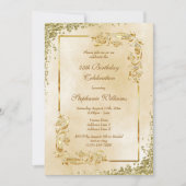 goudfeest in de stijl kaart (Voorkant)