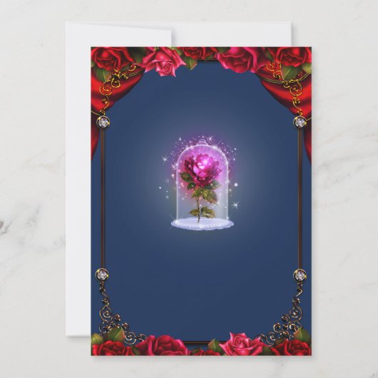 Goudfeest Sweet 16 Kaart (Achterkant)