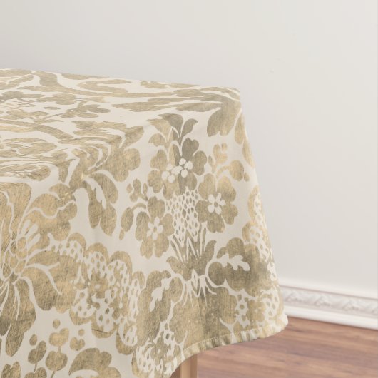 goudfloral Damask Tablecloth Tafelkleed (Voorbeeld)