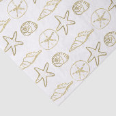 goudfluitjes, blik, zwart, wit tissuepapier (Detail)