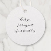 Goudfolie 50e Bruiloft Jubileum Namen Dank u Bedankjes Labels (Achterkant)