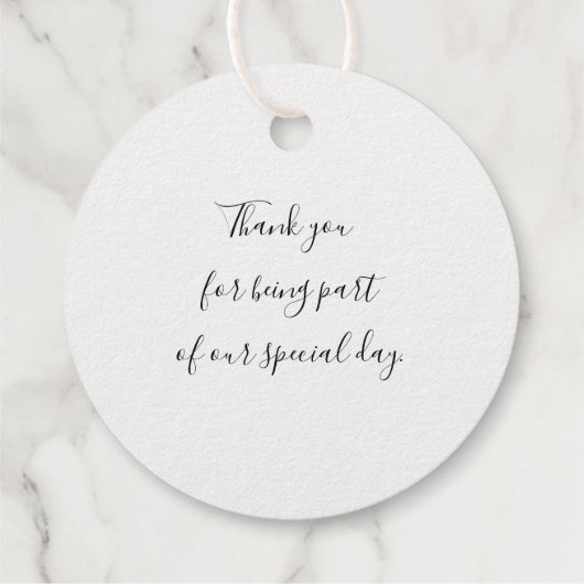 Goudfolie 50e Bruiloft Jubileum Namen Dank u Bedankjes Labels (Achterkant)