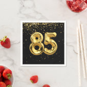 Goudfolie 85 ballonnen en Confetti servetten (Insitu)