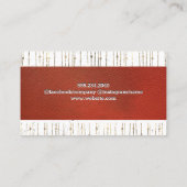 Goudfolie Abstracte lederen achtergrond Visitekaartje (Achterkant)