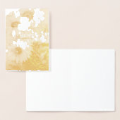 Goudfolie blije verjaardagsdagsdagsdagsmidsen folie kaarten (Display)