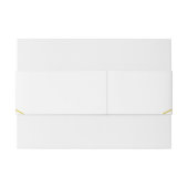 Goudfolie en zeeschildpaddenstrand bruiloft uitnodigingen wikkel (Achterkant Voorbeeld)