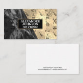 goudfolie | Haren stylist tools Visitekaartje (Voorkant / Achterkant)