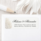 Goudfolie  kant retour adreslabels etiket (Insitu)