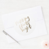 Goudfolie Making Spirits Bright Gift Label Sticker (Envelop)