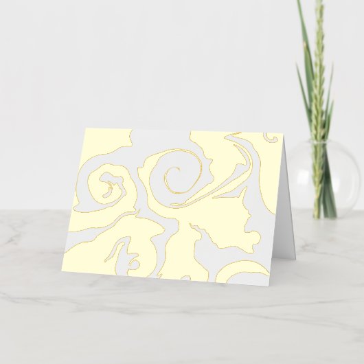 Goudfolie marmer blanco kaart (Voorkant)