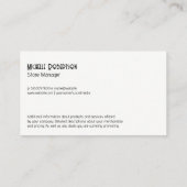 Goudfolie Marmer | Roze textuur | Lux Visitekaartje (Achterkant)