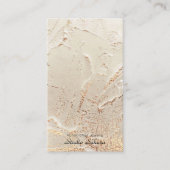 Goudfolie met structuur contactkaartje (Voorkant)