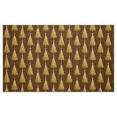 Goudfolie moderne kerstboom stof (Fat Quarter)
